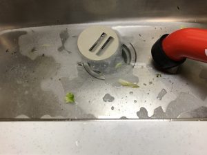 京都市 左京区 排水が流れません・・・。