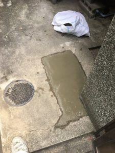 水洗柱の水漏れです　大阪府　高槻市