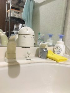 茨木市　洗面の排水トラップの水漏れです。