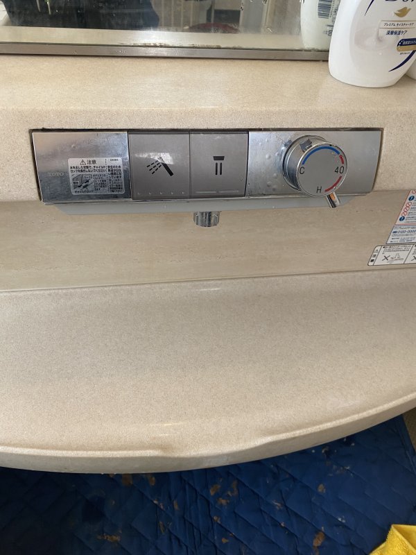 TOTOシャワーカラン　TMN40JTR  中古品　(修理必要) TMN40JTRの水漏れ・温度不良修理等の補修部品・後継機種解説