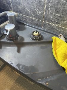 高槻市　お風呂の蛇口切替弁交換　水漏れ修理　トステム　ＩＮＡＸ