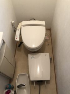 守口市　トイレ詰まり　物を落としているかも？