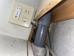 大阪市　大正区　ディスポーザー撤去　排水栓新設　