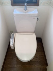 京都市　伏見区　トイレ交換工事　一体型　ＴＯＴＯ