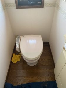 京都市　伏見区　トイレ交換工事　一体型　ＴＯＴＯ