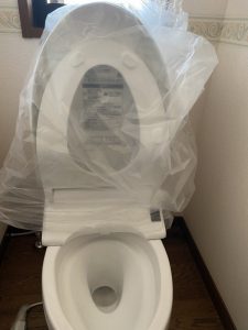 京都市　伏見区　トイレ交換工事　一体型　ＴＯＴＯ