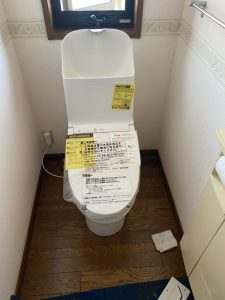 京都市　伏見区　トイレ交換工事　一体型　ＴＯＴＯ