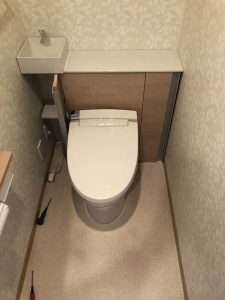 守口市　トイレ詰まり　システムトイレ　トイレ取り外し　排水ソケット