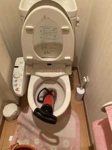 高槻市　トイレが流れない　トイレの詰まり　トイレ詰まり修理