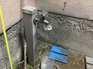 堺市　外の蛇口水漏れ　水栓柱　散水栓　蛇口交換　万能ホーム水栓