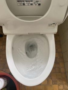 高槻市　トイレ詰まり　ローポンプ　トイレ詰まり除去
