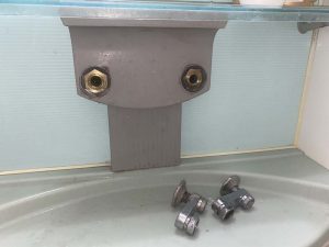 吹田市　お風呂の蛇口水漏れ　サーモスタット　蛇口交換