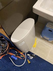 豊中市　トイレ詰まり　トイレに物を落としてしまった　便器取り外し